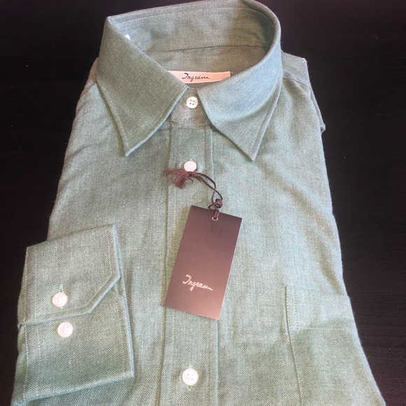 Ingram Made In Italy Button Up Shirt XL - Picture 4 of 7